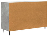 Sideboard Concrete Grey 89 x 34.5 x 80 cm Engineered Wood 894878