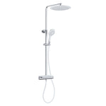 ZNTS EISL Overhead Shower Set with Thermostatic Mixer GRANDE VITA Chrome-white 446476