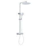 ZNTS EISL Overhead Shower Set with Thermostatic Mixer GRANDE VITA Chrome-white 446476