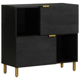 Sideboard Black 80x33x75 cm Engineered Wood 4017675