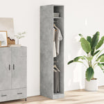 Wardrobe Concrete Grey 30x50x200 cm Engineered Wood 3307777