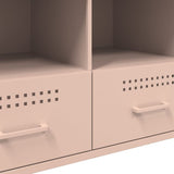 TV Cabinet Pink 100.5x39x50.5 cm Steel 843037