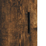 Highboard Smoked Oak 34.5x34x180 cm Engineered Wood 3199446