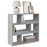 Room Divider Grey Sonoma 100x33x94.5 cm Engineered Wood 3309479