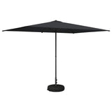 Garden Parasol with Base 200 x 300 cm Polyester Rectangular 42036206