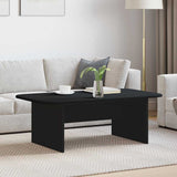 Coffee Table Black 93 x 53 x 33 cm Engineered Wood 891141