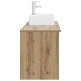 Bathroom Furniture Set 2 pcs Artisan Oak Engineered Wood 3403895