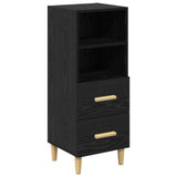 Sideboard Black oak 34 x 34.5 x 90 cm Engineered wood 880945