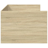 Daybed Sonoma oak Engineered wood 90 x 200 cm 3280820