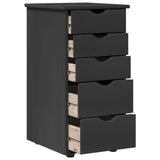 Cabinet Grey 34 x 39 x 61.5 cm Solid Pine Wood 42028350