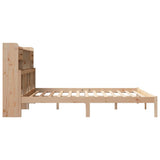 Bookcase Bed without Mattress 180x200 cm Super King Solid Wood Pine 3322347