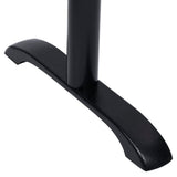 Bistro Table Legs 2 pcs Black 61x8x72 cm Cast Iron 325428