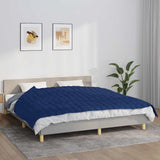 Weighted Blanket Blue 155x220 cm 7 kg Fabric 350740