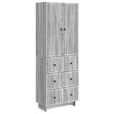 Cabinet Set 2 pcs 66 x 34.5 x 90 cm Engineered Wood 3416382
