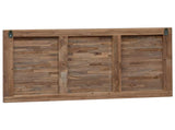 Bed Headboard Natural Solid Teak Wood 42024571