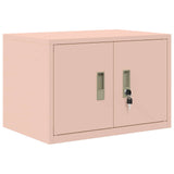 Storage Cabinet 2 pcs Pink 60 x 40 x 220 cm Steel Lockable 3438706