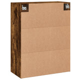 Wall Mounted Cabinets 2 pcs Smoked Oak Engineered Wood 3198030