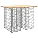 Garden Table Gabion Design 100x70x72 cm Solid Wood Pine 834362
