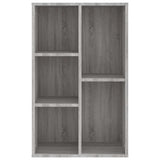 Book Cabinet/Sideboard Grey Sonoma 50x25x80 cm Engineered Wood 826612