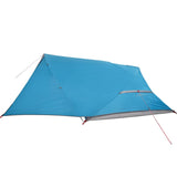 Camping Tent Dome 4-Person Blue Waterproof 94728