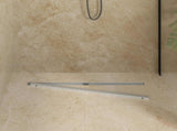 360&deg Shower Drain with Slim Model Silver 80 cm 42015988