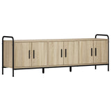 TV Cabinet 146 x 33 x 50 cm Sonoma Oak Engineered Wood 8013741