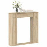 Fireplace Surround Sonoma Oak 100 x 20 x 100 cm Engineered Wood 8006617