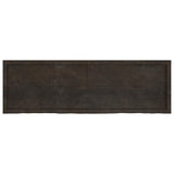 Table Top Dark Brown 160x50x cm Treated Solid Wood Oak 3156448