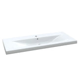 ZNTS 3 Piece Bathroom Furniture Set Concrete Grey 3152851
