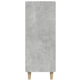 Sideboard Concrete Grey 69.5x34x90 cm Engineered Wood 812172