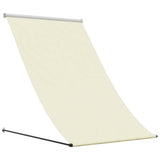 Retractable Awning Cream 100x150 cm Fabric and Steel 368757