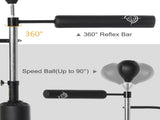4-in-1 Boxing Punching Bag, Freestanding with 2 Speed Bals, 360&deg Reflex Bar, 160-230cm Adjustable T3398P349209