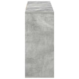 Sideboard Concrete Grey 120x30x75 cm Engineered Wood 809624