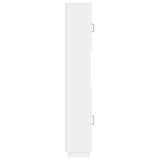 Bathroom Cabinet with Open Shelf HOORN White 30 x 31 x 187 cm 897255
