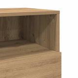 Bedside Cabinets 2 pcs with 2 Drawers Artisan Oak 36x36x68 cm 858595