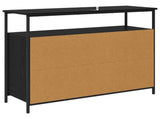 Sideboard Black Oak 100 x 35 x 80 cm Engineered Wood 882814