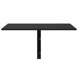 Folding Wall Table Black 100x60x56 cm Engineered Wood 342647