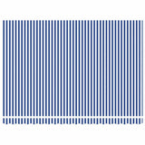 Retractable Awning Manual Blue and white 450 x 300 cm Fabric 3330853