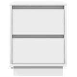 Bedside Cabinet White 39 x 34.5 x 50 cm Engineered wood 869610