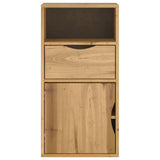 Side Cabinet with Drawer ODDA 40x24x79 cm Solid Wood Pine 4103599