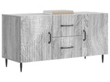 Sideboard Grey Sonoma 89 x 34.5 x 60 cm Engineered Wood 894891