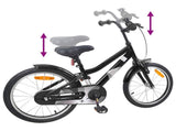 Kids Bike 18 Inches for 5-7 Years Old Black 42009380