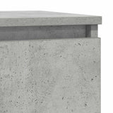 Sideboard Concrete Grey 57x34x76 cm Engineered Wood 861619