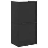 Firewood Rack Black 40x30x80 cm Cold-rolled steel 864187