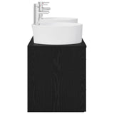 Bathroom Cabinet Set 3 pcs Black 49.5 x 44.5 x 65 cm 3405876
