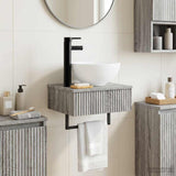 Wall-Mounted Wash Basin Grey Sonoma 40 x 35 x 39 cm 890174