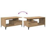 Coffee Table Artisan Oak 90 x 49 x 45 cm Engineered Wood 881052