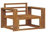 Outdoor Sofa Solid Acacia Wood Natural 3436236