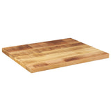 Table Top 60x50x3.8 cm Rectangular Solid Wood Rough Mango 371392