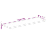 Table Top 100x80x3.8 cm Rectangular Solid Wood Reclaimed 371146